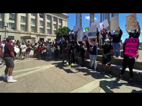 Trenton rally against police brutality   May 30, 2020