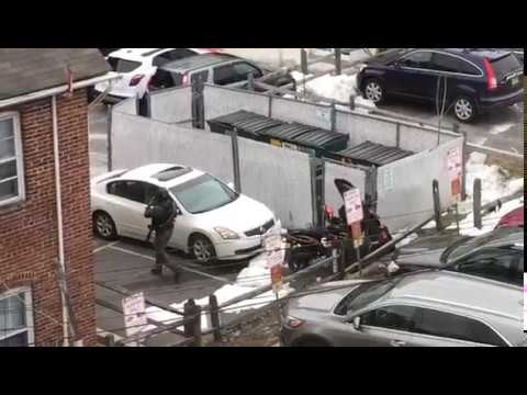 Standoff at Panera in Princeton. Video by reader Carla B.