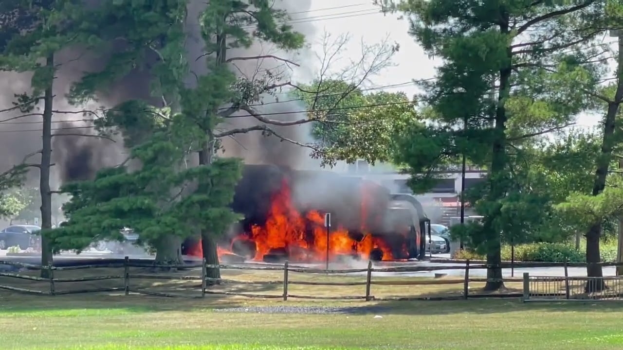 Fire behind the Princeton Shopping Center