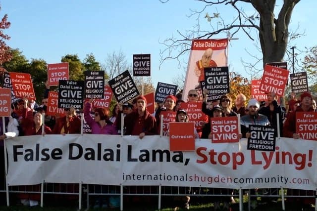 Dalai Lama protest Princeton