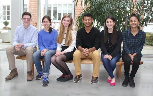 Photo (l-r): Michael Kearney, Pria Louka, Katherine Venturo-Conerly, Navin Rao, Caroline Lippman, Kayla Stokes.