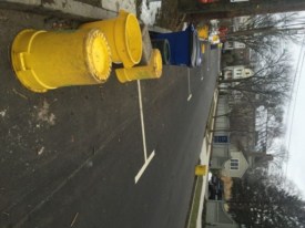 Photos: Princeton Recycling Buckets Dumped in the Streets