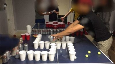 beer pong