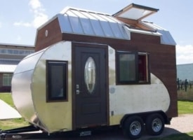 The ‘Tiny Drop’ Home on Wheels Visits Princeton