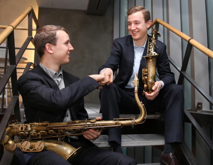 Brothers Peter and Will Anderson will perform at the 25th annual JazzFeast on Palmer Square.