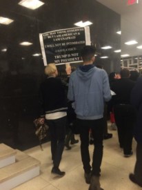 Anti-Trump Protesters Gather at Princeton University