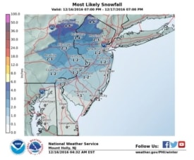 Winter Weather Advisory Saturday Morning Update
