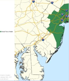 High Wind Warning in Effect Until 4 p.m., Then Flood Watch