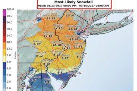 Winter storm watch in effect Monday night and Tuesday