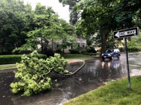 Storm leads to power outages in Princeton and Lawrence