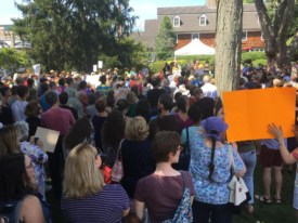 Photos: Hundreds gather for anti-hate rally in Princeton