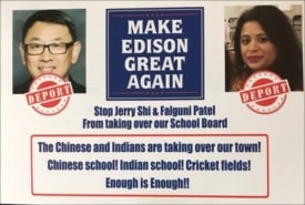 Racist mailer targets two Edison school board candidates