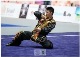 Hun School student Alex Ni wins two gold medals at World Kungfu Championships
