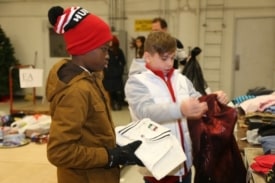 Hun students honor Martin Luther King Jr. with day of service