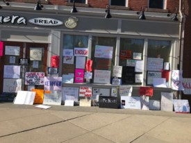Photos: Panera in Princeton after the March for Our Lives