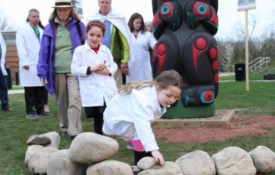 Photo: Totem pole on display at Stonybrook Institute until end of August