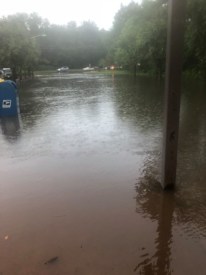 Video: Princeton Junction Train Station floods during storm