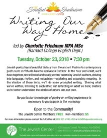 TJC Flyer Writing workshop