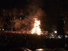 Photo: Princeton University Bonfire