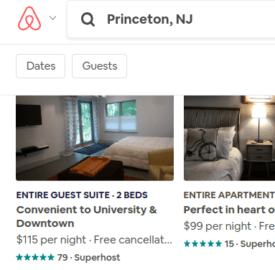 Princeton officials eye taxes, inspections for Airbnb rentals