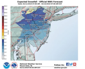 Winter weather advisory in effect for Princeton area until Tuesday night (updated 8:30 p.m.)