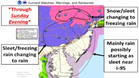 Winter storm warning for Princeton region begins Monday morning