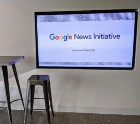 Building a future for sustainable news in Princeton at the Google News Initiative Local event
