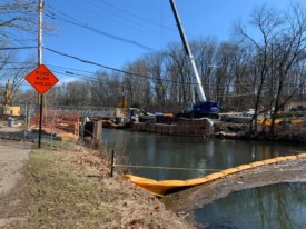 Officials: Alexander Road bridge replacement work is on track and on time
