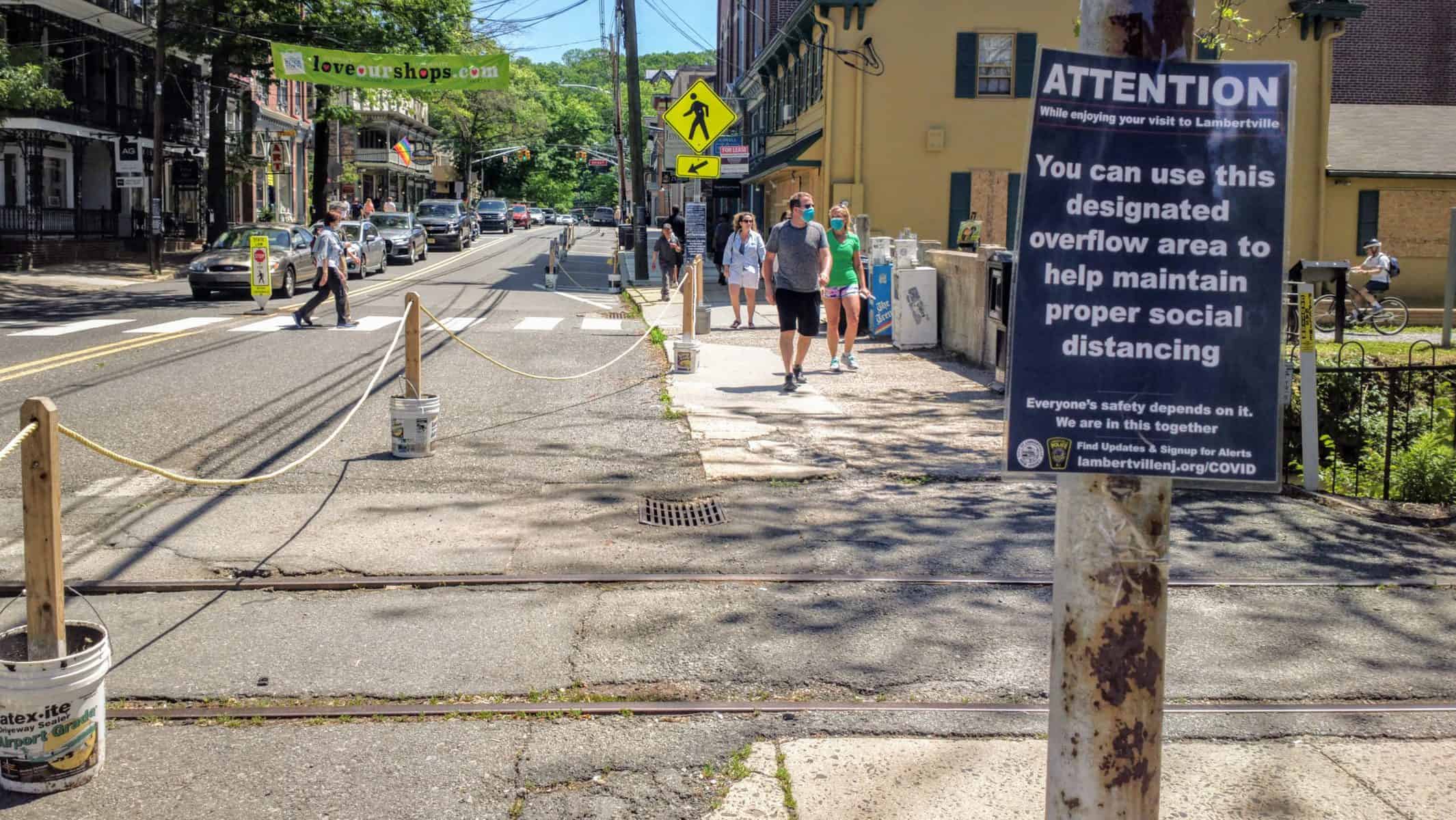 slow streets Lambertville