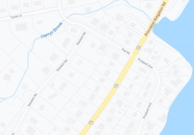 Racist graffiti written on Poe Road bridge in Princeton
