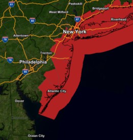 Flash flood watch in effect for the region through Friday night