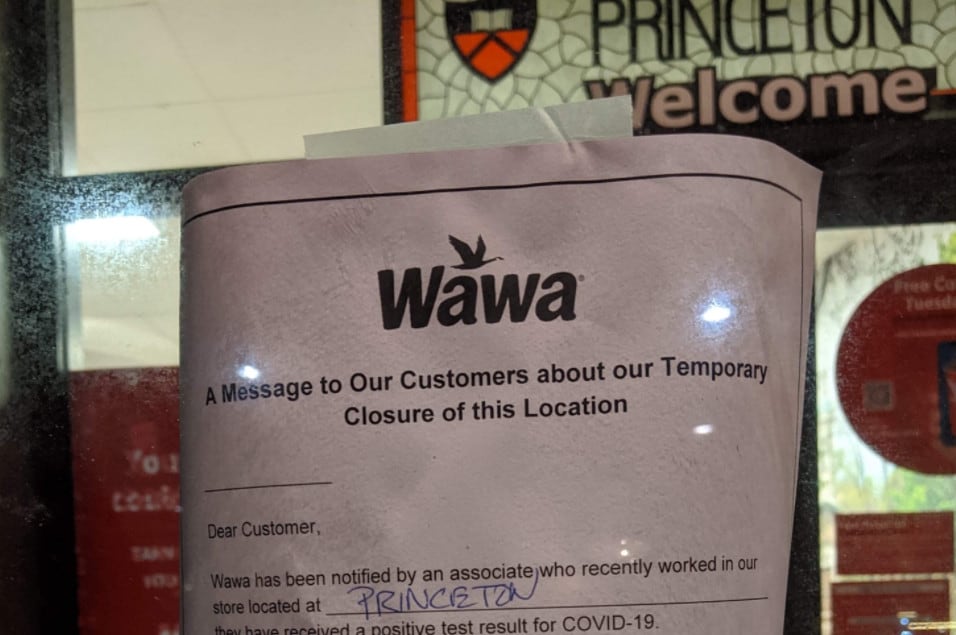 Princeton Wawa closed due to employee COVID-19 case