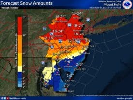Winter storm warning update for Sunday evening, Jan. 31 (7:20 p.m.)