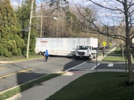 Photo of the Day: Roadblock on Route 206 in Princeton