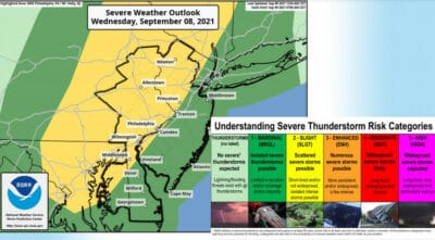 Flash flood watch in effect until early Thursday a.m. for the Princeton region