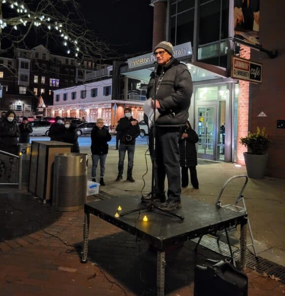 Photos: Princeton vigil marks anniversary of Jan. 6 Capitol attack 5 20220106 174248