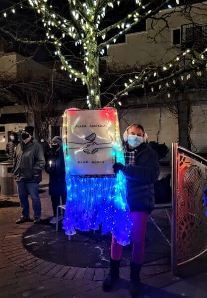 Photos: Princeton vigil marks anniversary of Jan. 6 Capitol attack 4 20220106 174615
