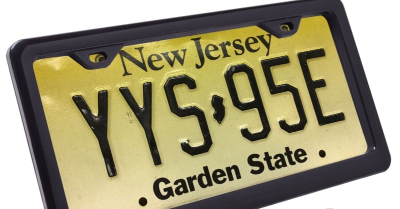 License Plates - JERSEY PLATE ART