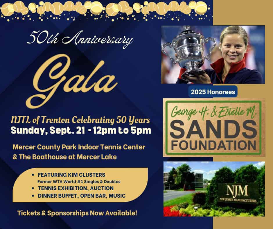New Jersey Tennis League of Trenton 50th Anniversary Gala